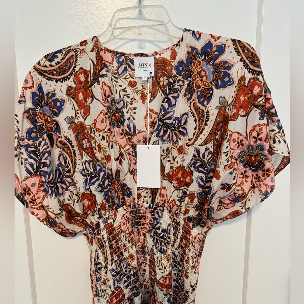 Misa Drella Floral Print mini Dress - Picture 7 of 10